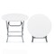 32 Inch Foldable Round Picnic Table with Thick Durable Top for Outdoor Events - 32" x 32" x 30"